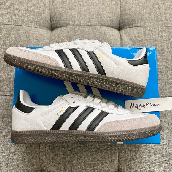 adidas originals Samba OG white black shoes - Picture 4 of 6